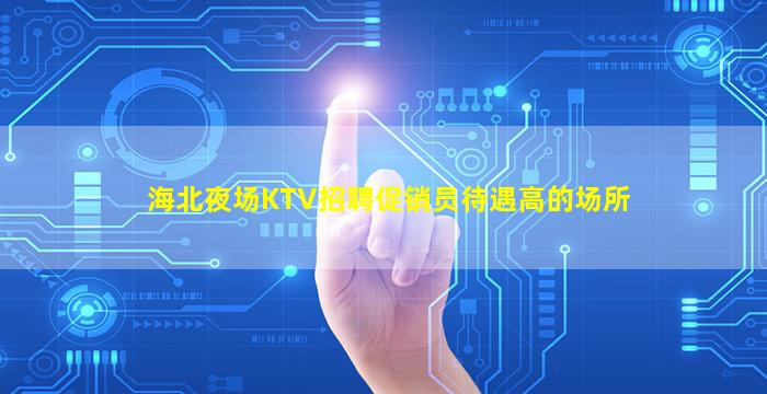 海北夜场KTV招聘促销员待遇高的场所